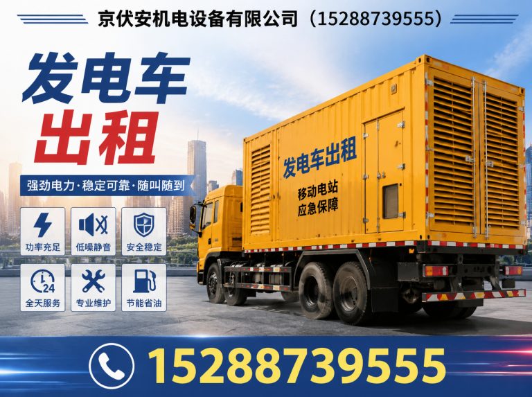 朝阳静音发电车租赁展示图