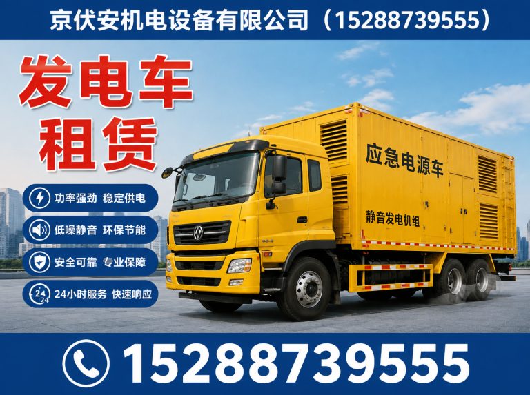 朝阳应急发电机出租展示图
